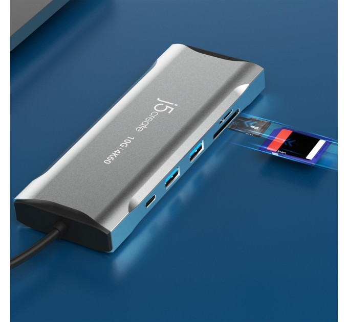 J5create Док-станція J5create USB-C 11-в-1 (JCD397-N)