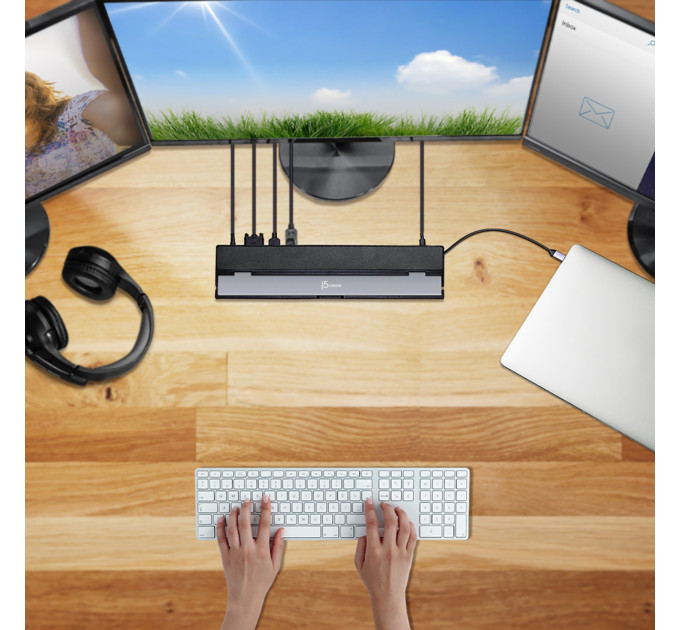 J5create Док-станція J5create USB-C 13-в-1 (JCD543P-EN)