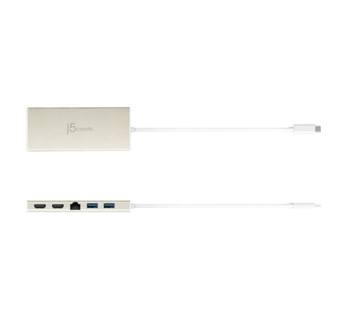 J5create Док-станція J5create USB-C 6-в-1 (JCD381-N)