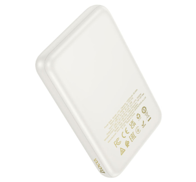 HOCO Батарея універсальна HOCO 10000mAh Grace PD/20W Magnetic White (J141 / 714985)