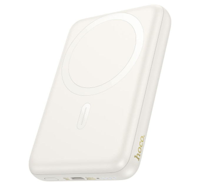 HOCO Батарея універсальна HOCO 10000mAh Grace PD/20W Magnetic White (J141 / 714985)