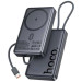 HOCO Батарея універсальна HOCO 10000 mAh Origen Dual PD/20W Magnetic with cable Type-C Metal Gray (Q44 / 714983)