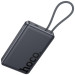 HOCO Батарея універсальна HOCO 10000 mAh Origen Dual PD/20W Magnetic with cable Type-C Metal Gray (Q44 / 714983)