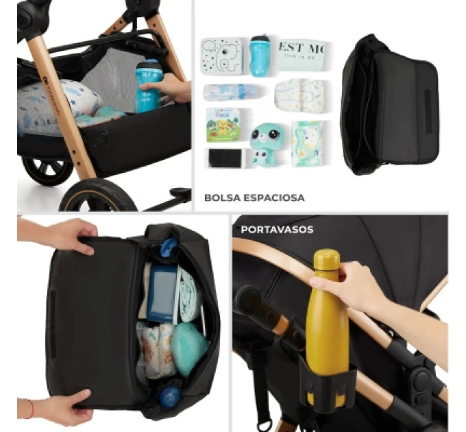 Kinderkraft Коляска Kinderkraft 2 в 1 Esme Grey (KSESME00GRY2000) (5902533929658)