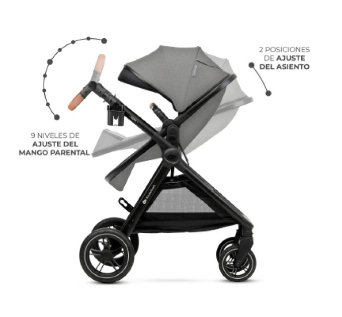 Kinderkraft Коляска Kinderkraft 2 в 1 Esme Grey (KSESME00GRY2000) (5902533929658)