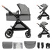 Kinderkraft Коляска Kinderkraft 2 в 1 Esme Grey (KSESME00GRY2000) (5902533929658)