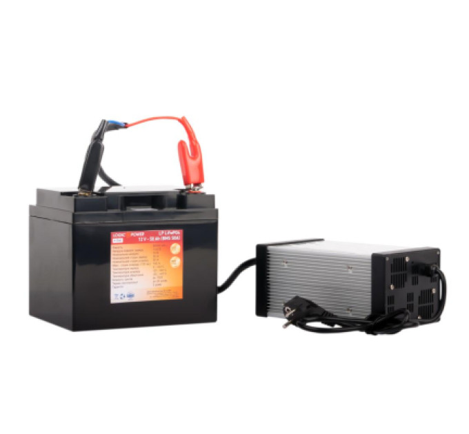 LogicPower Мережевий зарядний пристрій для АКБ LogicPower LiFePO4 24V (29.2V)-25A-600W (14595)