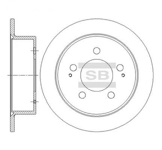 Гальмівний диск HI-Q SD5201