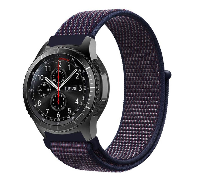 BeCover Ремінець BeCover Nylon Style для Xiaomi Amazfit Bip/Bip Lite/Bip S Lite/GTR 42mm/GTS/TicWatch S2/TicWatch E Deep Blue (705827)