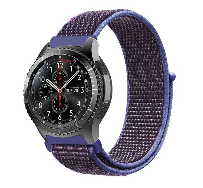 BeCover Ремінець BeCover Nylon Style для Xiaomi iMi KW66/Mi Watch Color/Haylou LS01/Watch S1 Active Purple (705884)