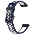 BeCover Ремінець BeCover Vents Style для Huawei Band 7/Honor Band 7 Blue-White (709442)