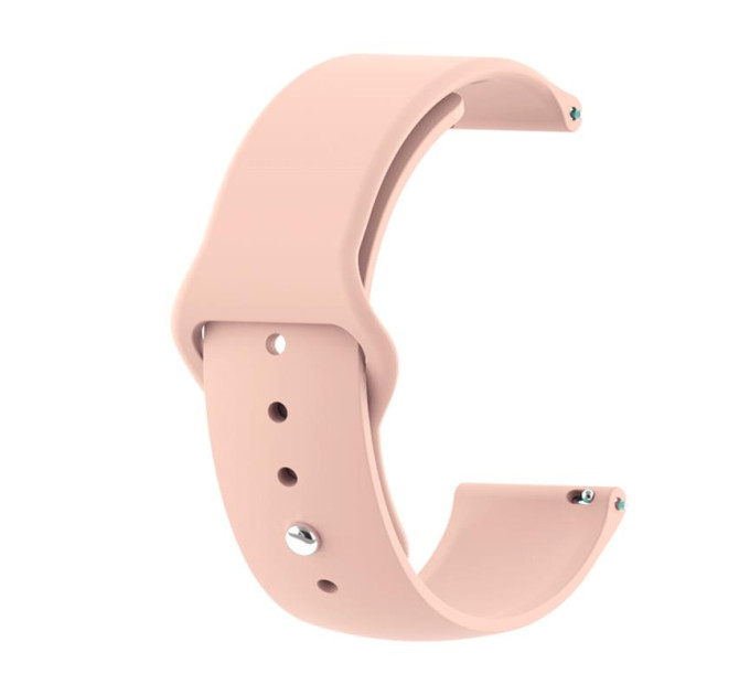 BeCover Силіконовий ремінець BeCover для Xiaomi Amazfit Bip/Bip Lite/Bip S Lite/GTR 42mm/GTS/TicWatch S2/TicWatch E Grapefruit-Pink (706191)
