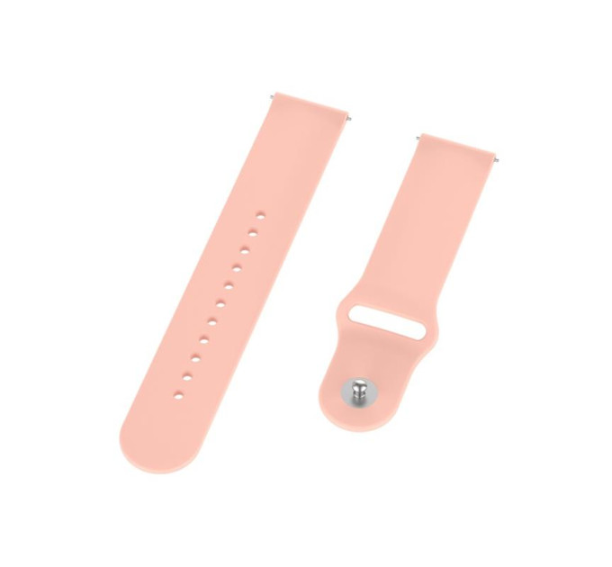 BeCover Силіконовий ремінець BeCover для Xiaomi Amazfit Bip/Bip Lite/Bip S Lite/GTR 42mm/GTS/TicWatch S2/TicWatch E Grapefruit-Pink (706191)