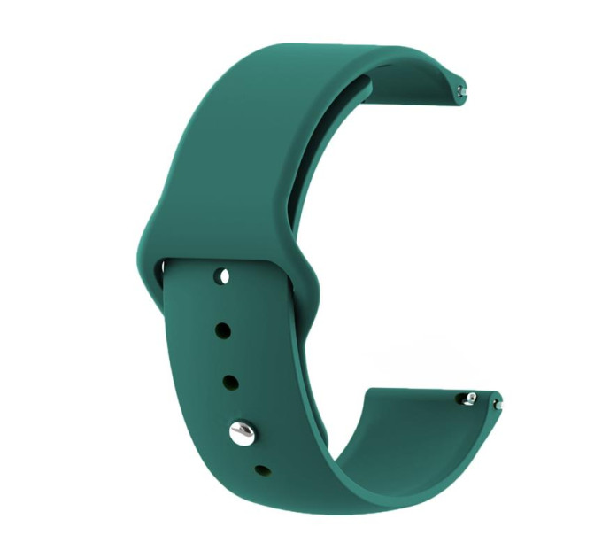 BeCover Силіконовий ремінець BeCover для Xiaomi iMi KW66/Mi Watch Color/Haylou LS01/Watch S1 Active Dark-Green (706366)