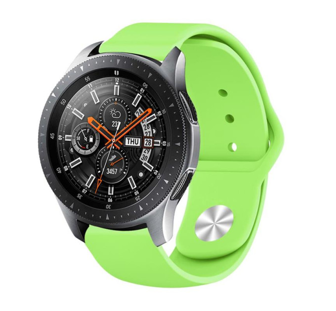 BeCover Силіконовий ремінець BeCover для Xiaomi iMi KW66/Mi Watch Color/Haylou LS01/Watch S1 Active Lime (706363)