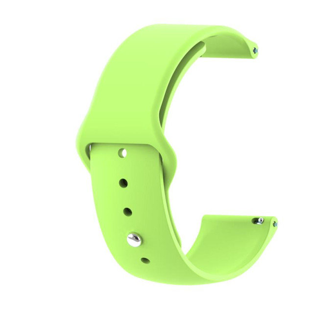 BeCover Силіконовий ремінець BeCover для Xiaomi iMi KW66/Mi Watch Color/Haylou LS01/Watch S1 Active Lime (706363)