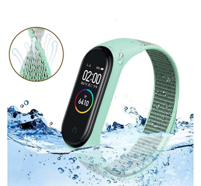 BeCover Ремінець BeCover Nylon Style для Xiaomi Mi Smart Band 7 Lime-Gray (707664)