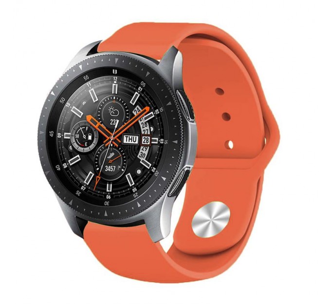 Силіконовий ремінець BeCover для Samsung Galaxy Watch 46mm/Watch 3 45mm/Gear S3 Classic/Gear S3 Frontier Apricot (706315)