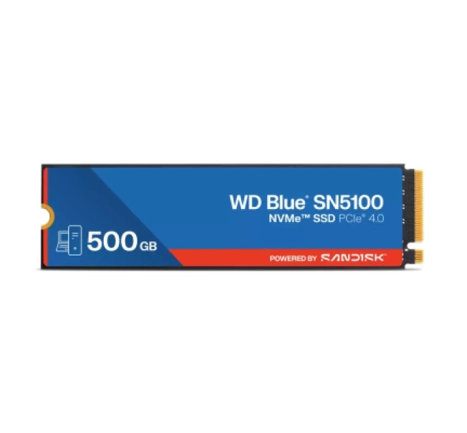 WD Накопичувач SSD M.2 2280 500GB BLUE SN5100 WD (WDS500G5B0E-00CPE0)