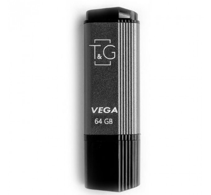 USB флеш накопичувач T&G 64GB 121 Vega Series Grey USB 2.0 (TG121-64GBGY)