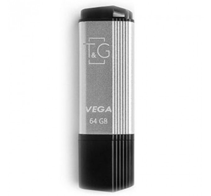 USB флеш накопичувач T&G 64GB 121 Vega Series Silver USB 2.0 (TG121-64GBSL)