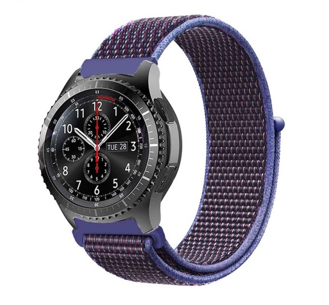 Ремінець BeCover Nylon Style для Samsung Galaxy Watch 42mm/Watch Active/Active 2 40/44mm/Watch 3 41mm/Gear S2 Classic/Gear Sport Purple (705821)