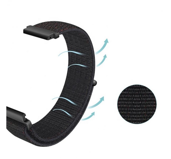 Ремінець BeCover Nylon Style для Xiaomi Amazfit Bip/Bip Lite/Bip S Lite/GTR 42mm/GTS/TicWatch S2/TicWatch E White (705830)