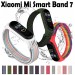 Ремінець BeCover Nylon Style для Xiaomi Mi Smart Band 7 Lime-Gray (707664)