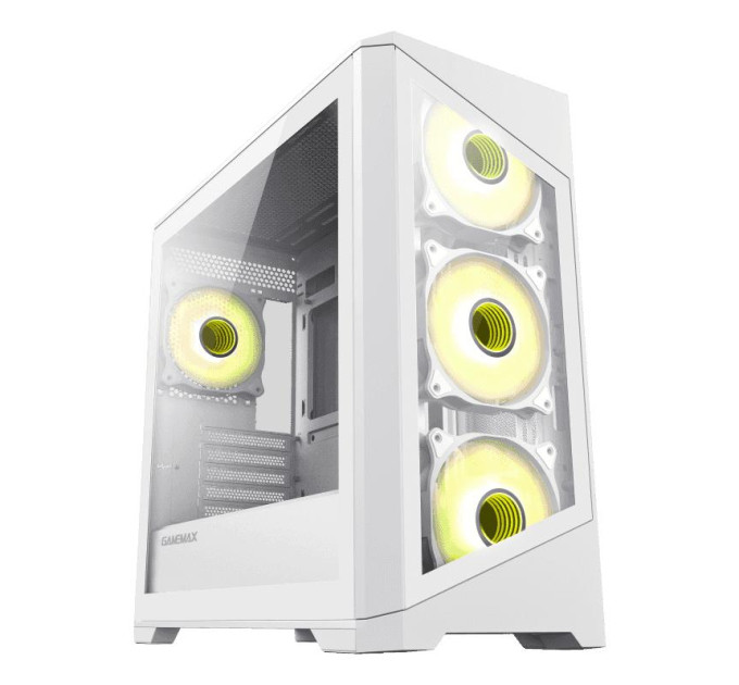 Gamemax Корпус для комп'ютера MATX W/O PSU DESTROYER TGB WH GAMEMAX