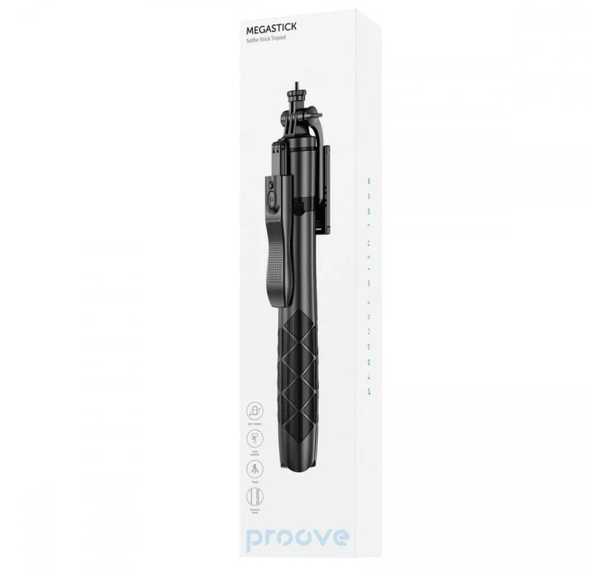 Proove Трипод Proove MegaStick Selfie Stick Tripod 1530 mm Black (MPMS00010001)