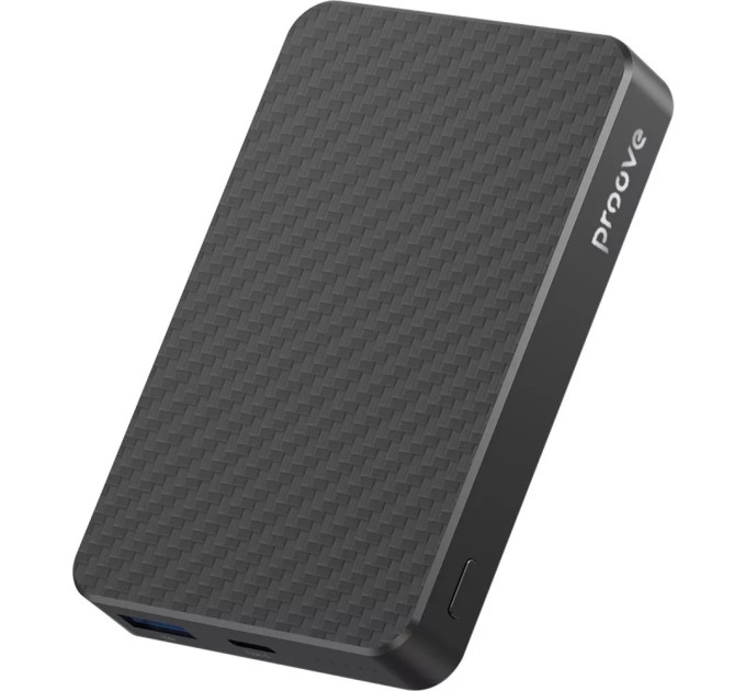 Proove Універсальна мобільна батарея Proove Carbon Slim 22.5W 10000mAh Black (PBCS22110001)