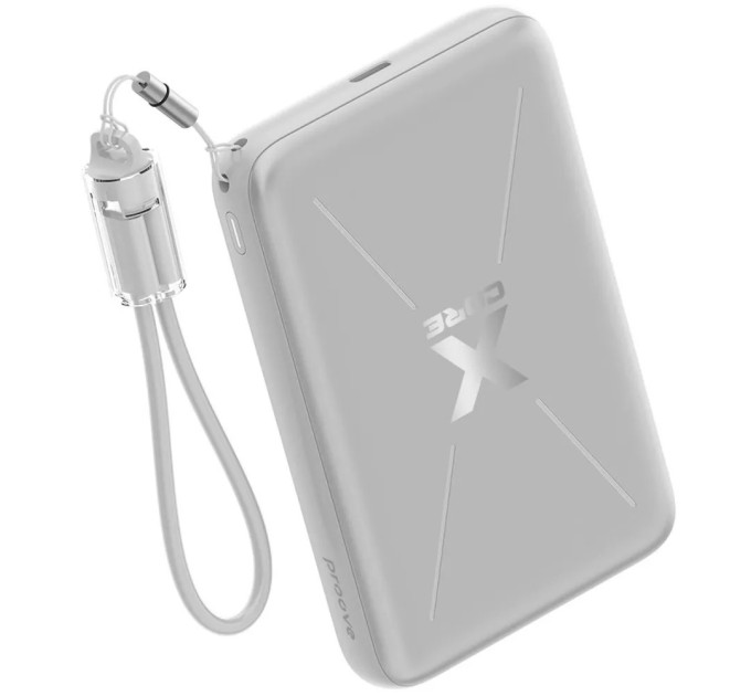 Proove Універсальна мобільна батарея Proove X-Core 22.5W 10000mAh Silver/White (PNXC22010006)