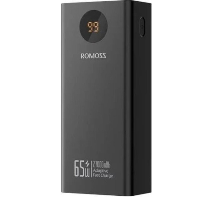 Romoss Універсальна мобільна батарея Romoss PEA27S Pro 27000mAh 65W Black (PEA27-282-2111H)