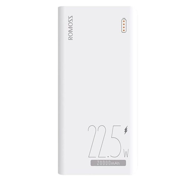 Romoss Універсальна мобільна батарея Romoss Sense6F 20000mAh 22.5W White (PPH80-611-1121H)