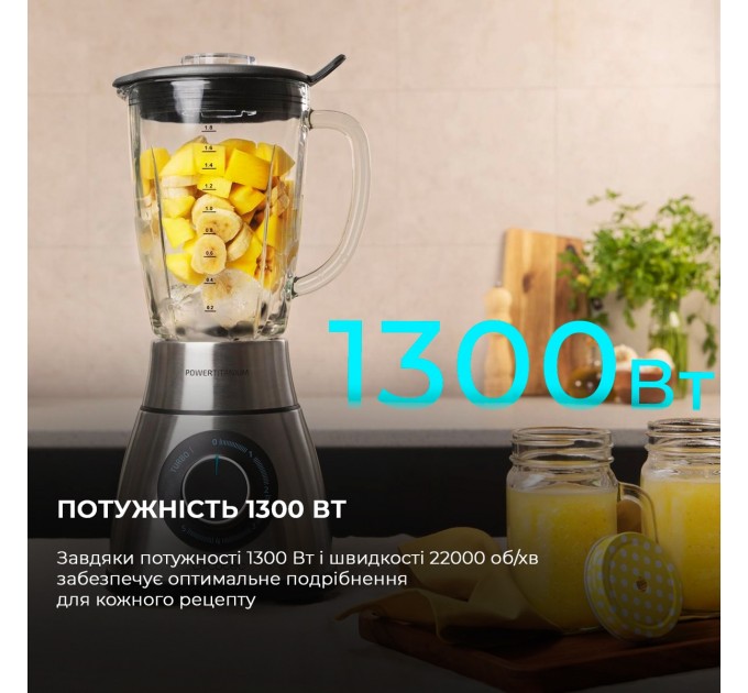 Блендер Cecotec Power Titanium 2000MAX PerfectMix Black CCTC-04140 (8435484041409)