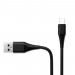 Кабель ColorWay USB-microUSB  (PVC), 2.4А, 1м, Black (CW-CBUM025-BK)
