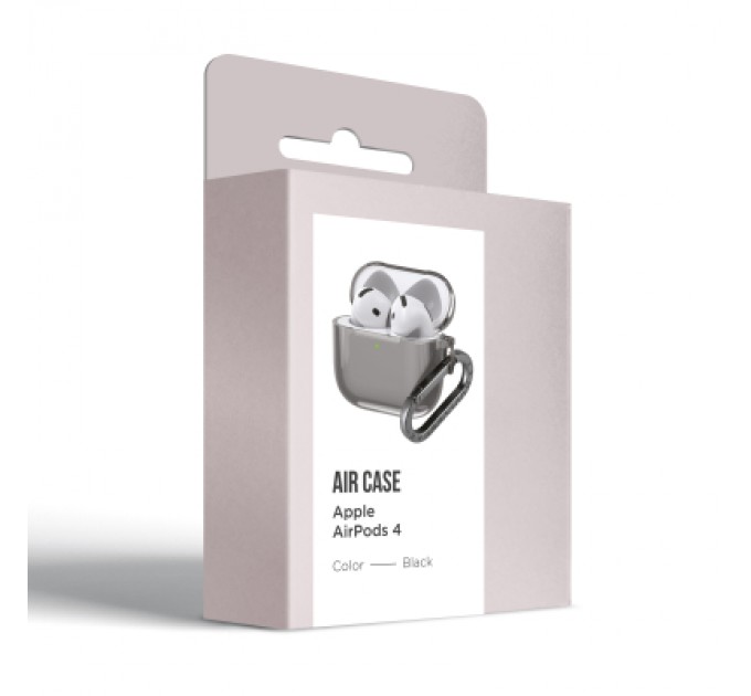 Чохол для навушників Armorstandart Air для Apple Airpods 4 Black (ARM82606) (ARM82606)