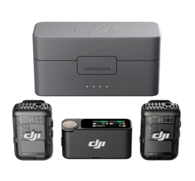 DJI Мікрофон DJI Mic 2 (2 TX + 1 RX + Charging Case) (CP.RN.00000325.01)