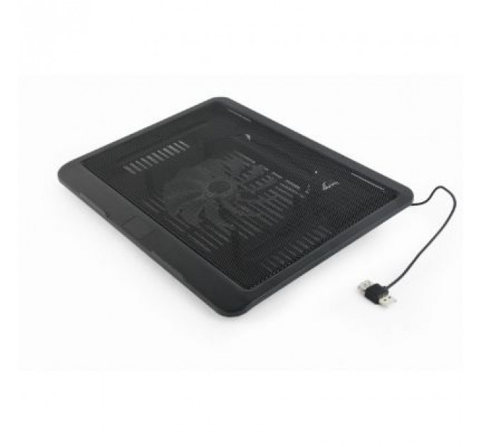 Підставка до ноутбука Gembird до 15", 1x120 mm fan, black (NBS-1F15-04)