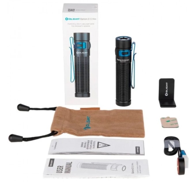 Ліхтар Olight Baton 3 Pro Max NW Black (0.0000.0605)