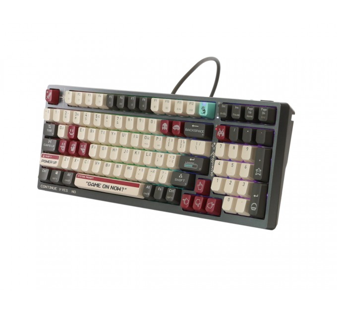 Клавіатура бездротова Bloody WS98 Pixels Red