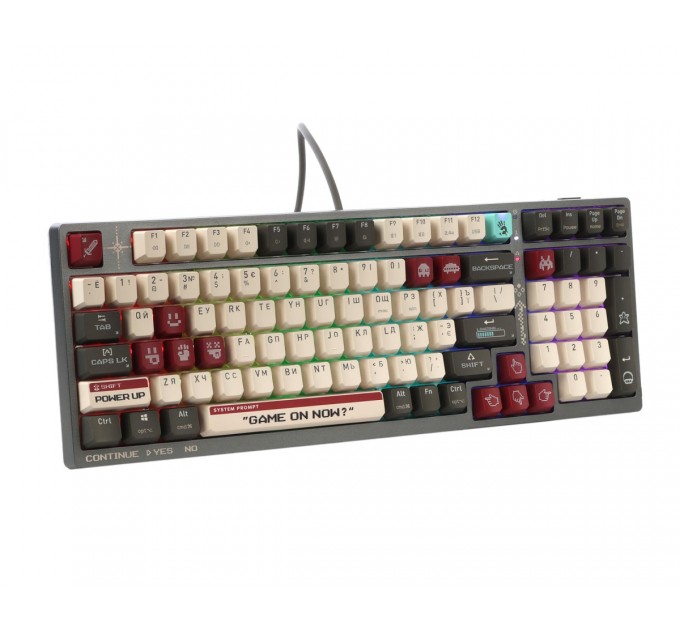 Клавіатура бездротова Bloody WS98 Pixels Red