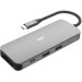 Silicon Power Концентратор Silicon Power USB-C 8-in-1 SR30 Silver Aluminum (SPU3C08DOCSR300G)