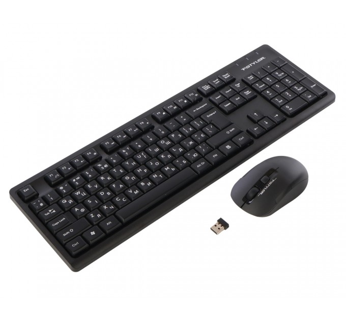 Комплект (клавіатура, миша) бездротовий A4Tech FG1200 Black