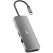 Silicon Power Концентратор Silicon Power USB-C 8-in-1 SR30 Silver Aluminum (SPU3C08DOCSR300G)