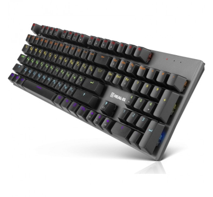 Клавіатура REAL-EL M 13 USB Grey (EL123100045)