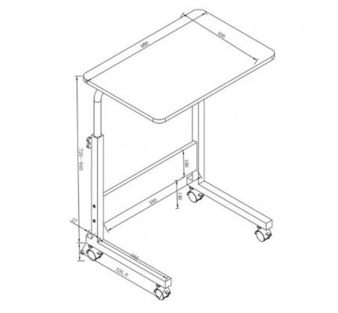 Столик для ноутбука UFT T34 White (T34White)