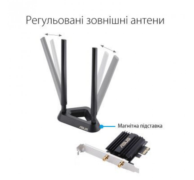 Мережева карта Wi-Fi ASUS PCE-AX58BT