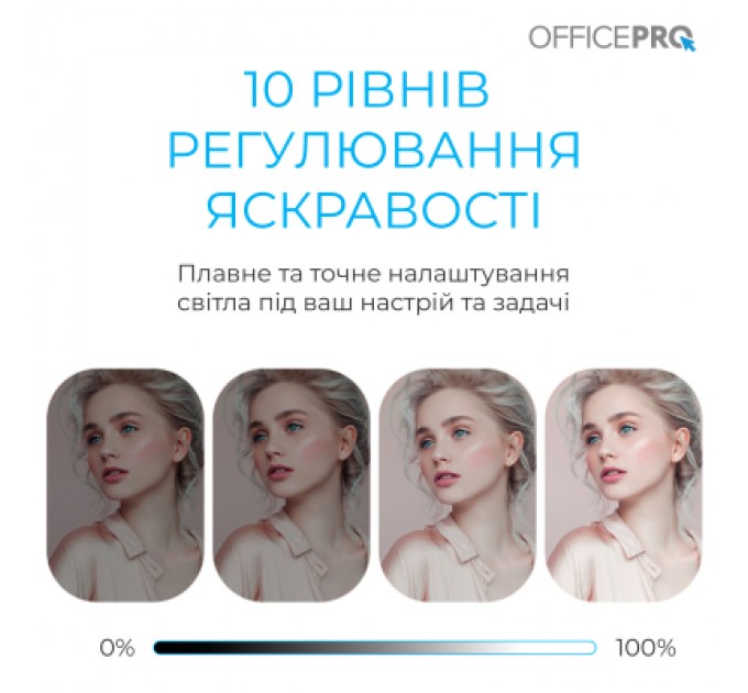 Настільна лампа OfficePro на монітор SL380B (SL380B)