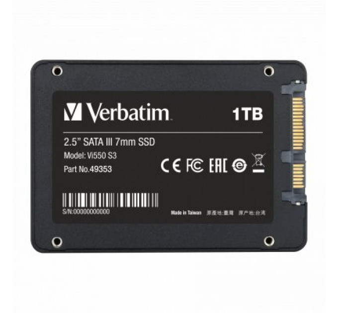 Накопичувач SSD 2.5" 1TB Verbatim (49353)